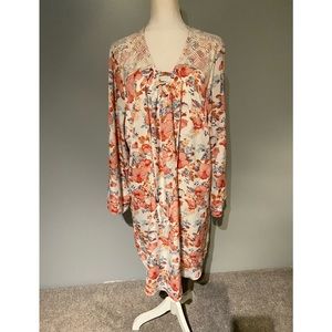 Haute Hippie 2x floral print dress